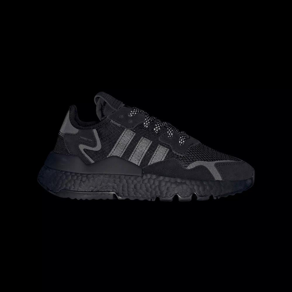Adidas Nite Jogger Tenis Negros Para Niño (MX-70104)